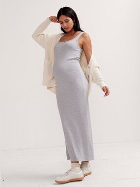 HATCH Ribbed Midi Tank Dress